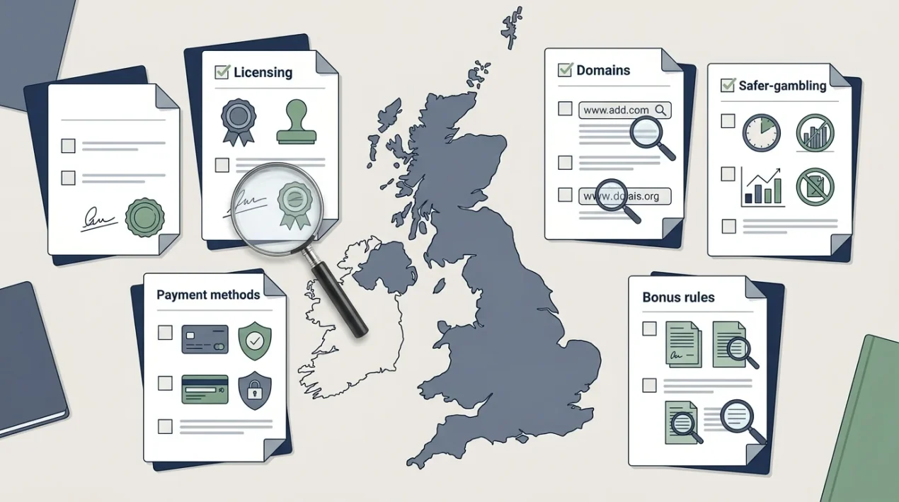 Editorial checklist for checking UK casino alternatives after a brand closure